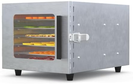 Six tray stainless steel food dehydrator