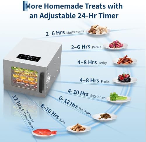 Six tray stainless steel food dehydrator — photo 5