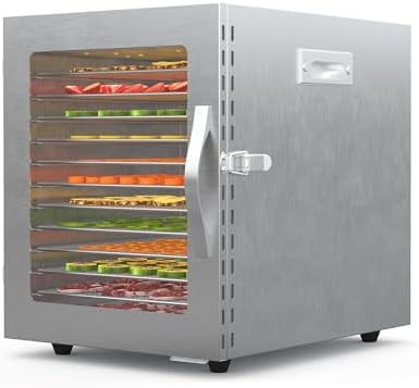 Twelve tray commercial food dehydrator machine