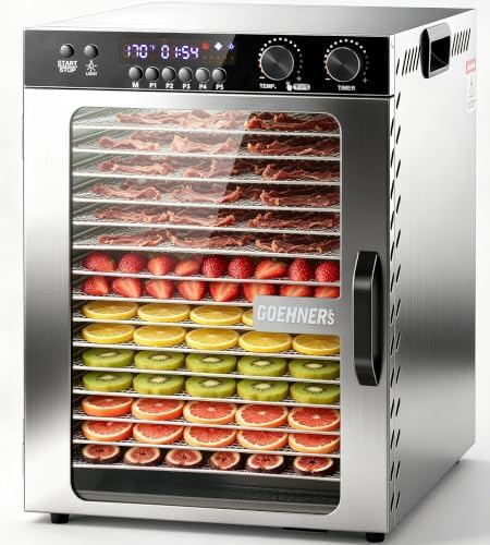 Fifteen tray stainless steel jerky machine