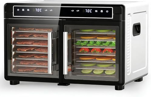 Sixteen tray dual chamber large food dryer