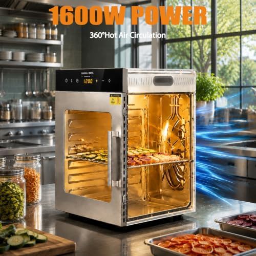 Sixteen tray stainless steel commercial food dryer — photo 5