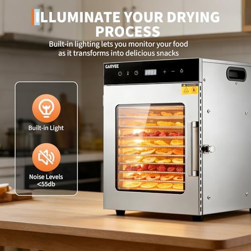 Ten tray stainless steel touch screen dehydrator — photo 4
