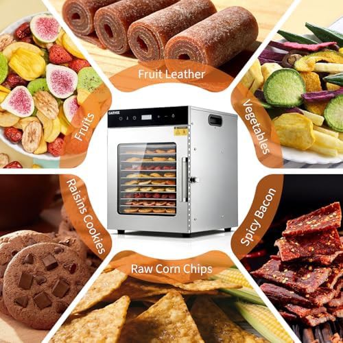 Ten tray stainless steel touch screen dehydrator — photo 5