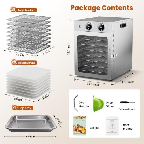 Eight tray precise temperature metal dryer — photo 3
