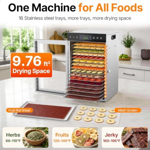 Sixteen tray commercial grade stainless dryer — photo 4