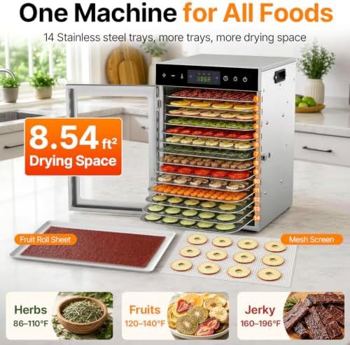 Fourteen tray metal food jerky dryer — photo 4