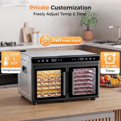 Sixteen tray dual zone stainless dehydrator — photo 4
